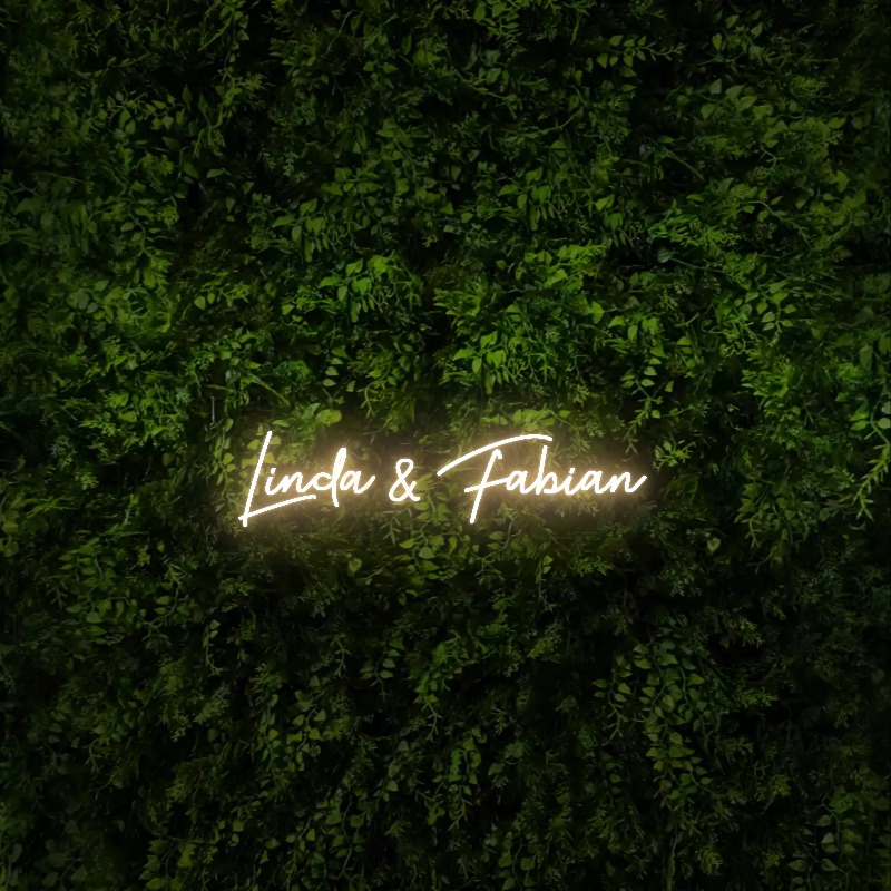 Linda & Fabian – Neon Sign