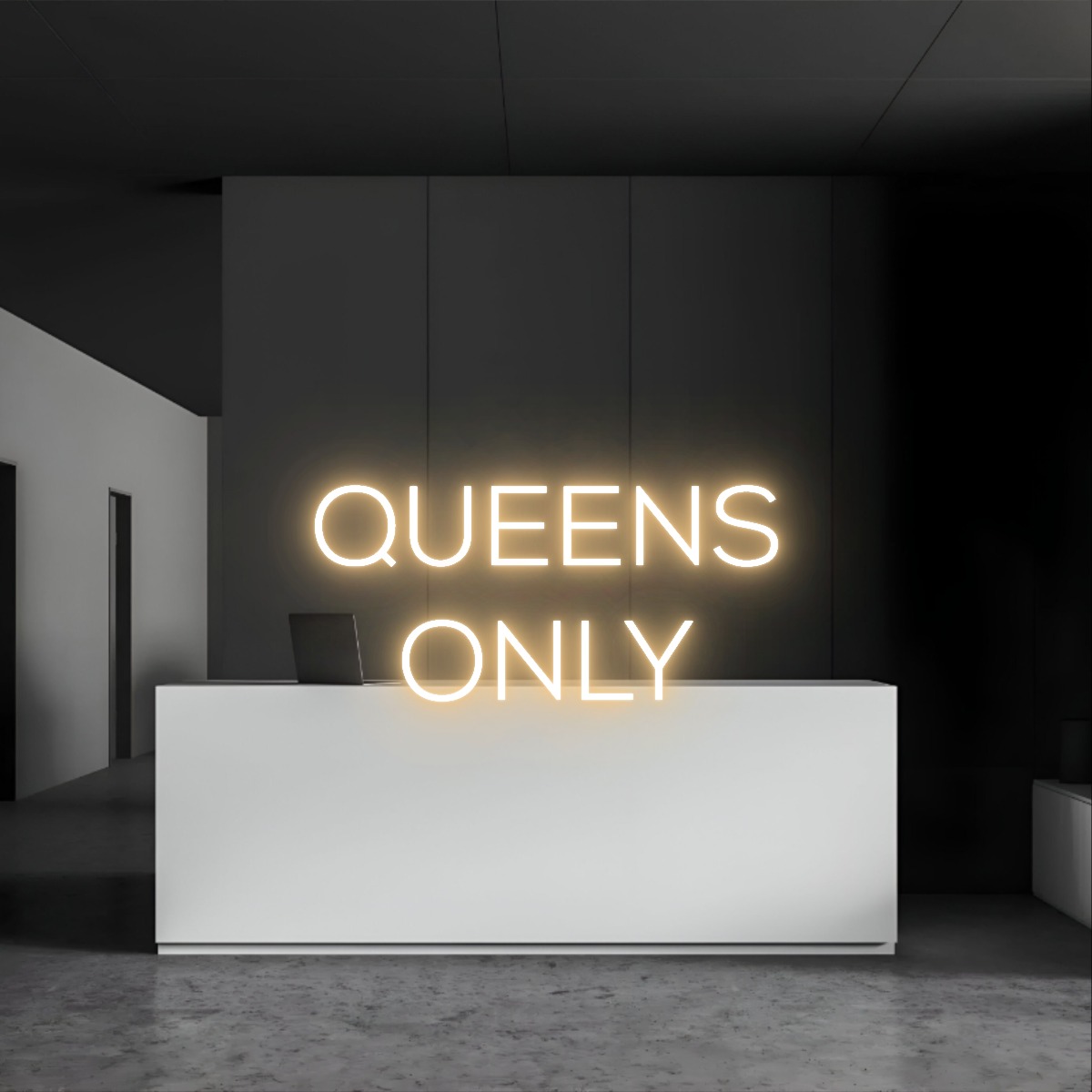 QUEENS 
ONLY – Neon Sign