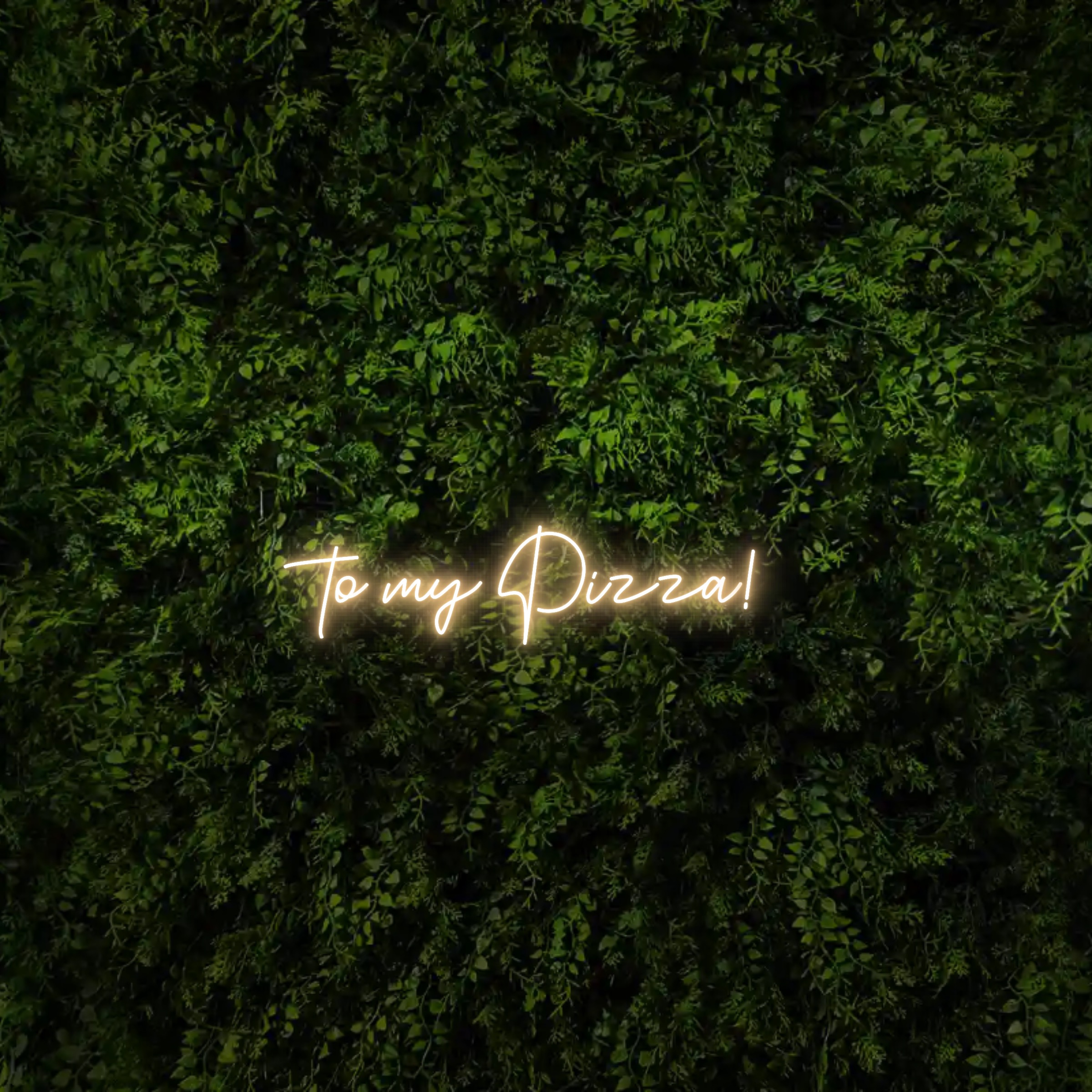 to my Pizza! – Neon Sign