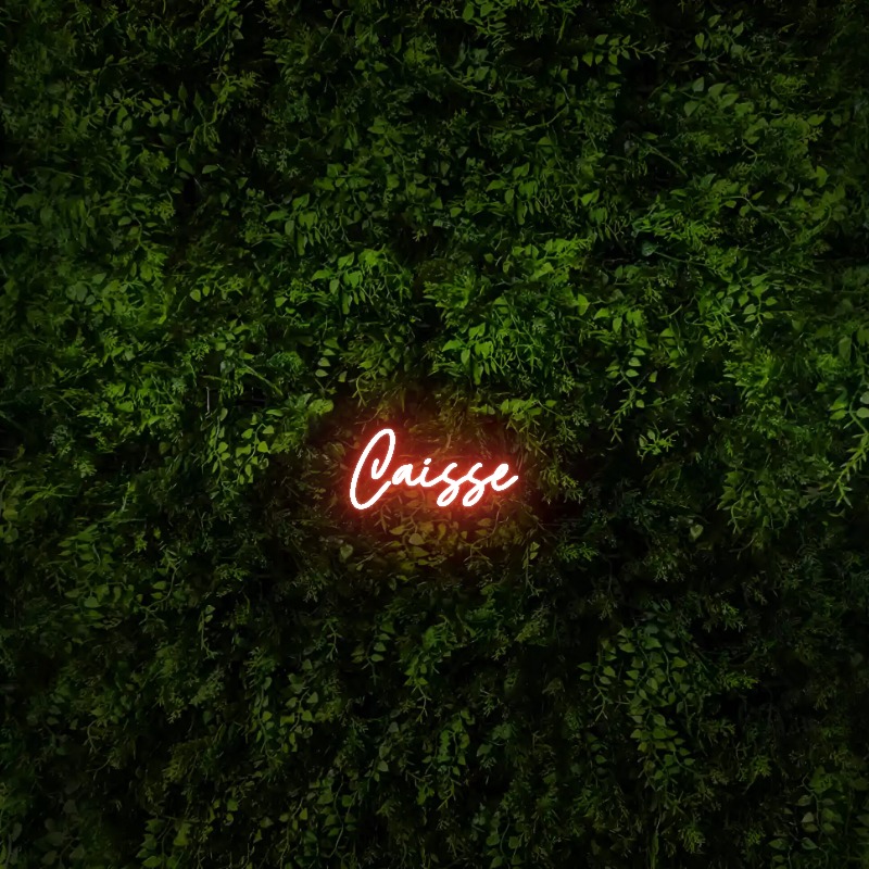Caisse – Neon Sign